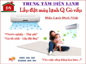 Lắp đặt máy lạnh quận Gò Vấp
