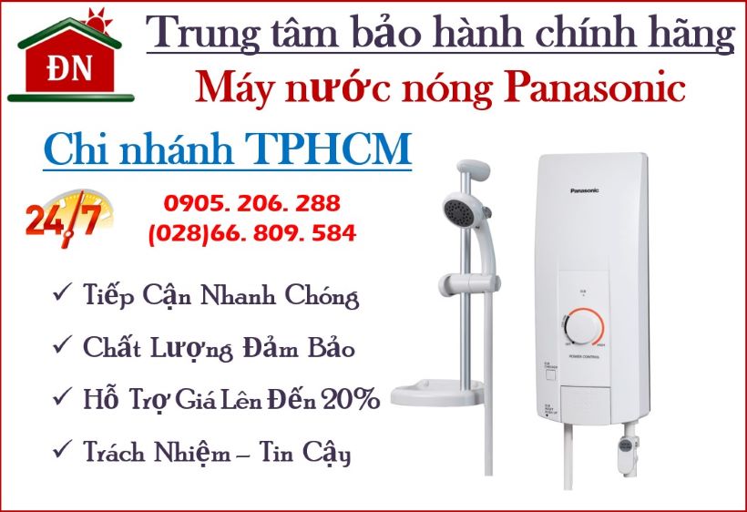Trung tâm bảo hành máy nước nóng Panasonic tại Tphcm