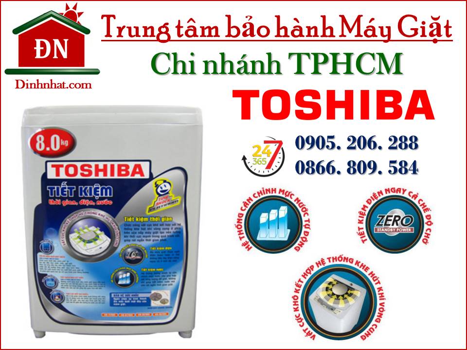 Trung tâm bảo hành máy giặt Toshiba tại TPHCM