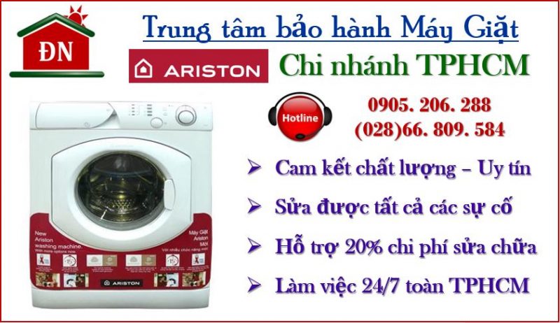 Trung tâm bảo hành máy giặt Ariston tại TPHCM