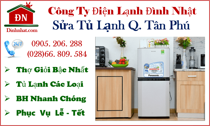 Sửa tủ lạnh quận Tân Phú
